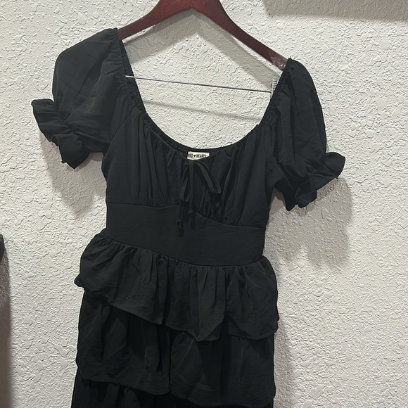 Inspired 🖤Hearts women’s black dress size S NWOT - Picture 3 of 9